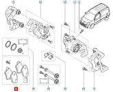 Kangoo Arka Fren Balatası Şema